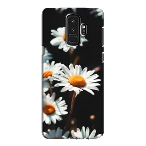 Чехол с ромашками на Samsung Galaxy S9 Plus G965 (Белые ромашки)
