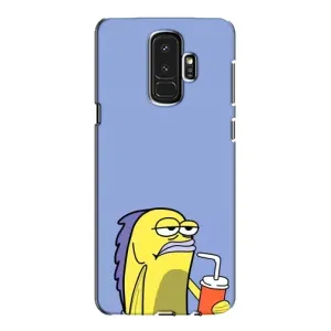 Бампер с принтом Мемы для Samsung Galaxy S9 Plus G965 (Безразличие)