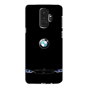Силіконовий бампер з картинкою машини на Samsung Galaxy S9 Plus G965 (Чорний BMW)
