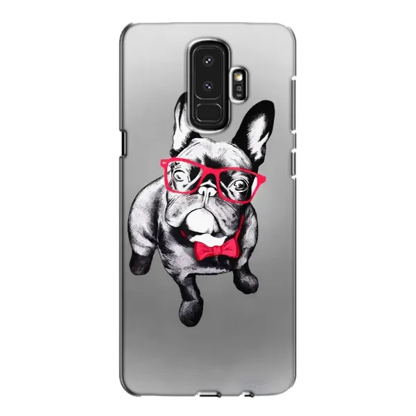 Чехол с рисунком «Бульдог в очках» для Samsung Galaxy S9 Plus (G965) Чехол с рисунком «Бульдог в очках» для Samsung Galaxy S9 Plus (G965)