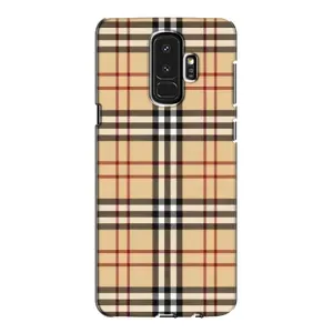 Чохол з Брендами одягу на Самсунг С9 Плюс (Burberry стиль)