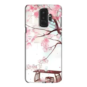 Чехол с принтом САКУРЫ на Samsung Galaxy S9 Plus G965 (Чайная церемония)