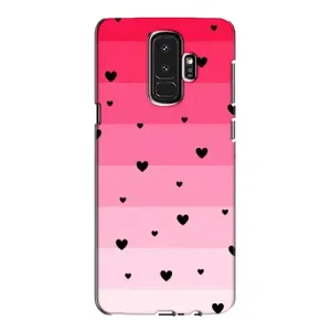 Чехлы с тематикой "Маленькие Сердечки" на Samsung Galaxy S9 Plus G965 (Чорные сердечки)