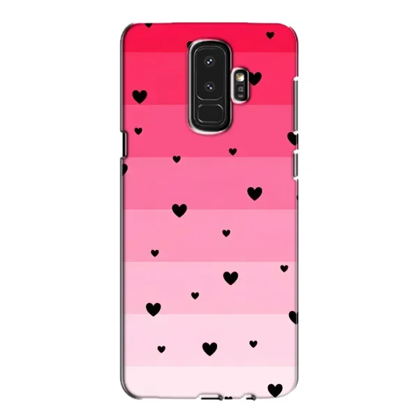 Чехол с рисунком «Чорные сердечки» для Samsung Galaxy S9 Plus (G965) Чехол с рисунком «Чорные сердечки» для Samsung Galaxy S9 Plus (G965)