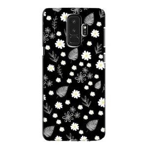 Чехлы с тематикой "ЦВЕТЫ" на Samsung Galaxy S9 Plus G965 (цветение на чорном)