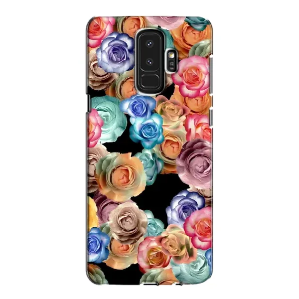 Чохол з малюнком «Квіти на чорному» для Samsung Galaxy S9 Plus (G965) Чохол з малюнком «Квіти на чорному» для Samsung Galaxy S9 Plus (G965)