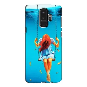 Чехол Стильные девушки на Samsung Galaxy S9 Plus G965 (Девушка на качели)