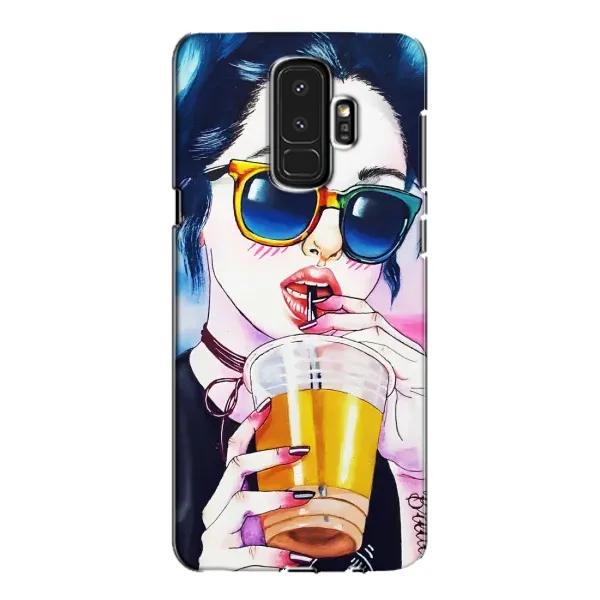 Чехол с рисунком «Девушка с коктейлем» для Samsung Galaxy S9 Plus (G965) Чехол с рисунком «Девушка с коктейлем» для Samsung Galaxy S9 Plus (G965)
