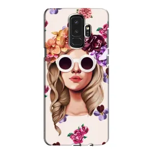 Чехол с картинкой Модные Девчонки Samsung Galaxy S9 Plus G965 (Девушка в очках)