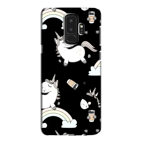 Чехол с рисунком «Единорог с кофе» для Samsung Galaxy S9 Plus (G965) Чехол с рисунком «Единорог с кофе» для Samsung Galaxy S9 Plus (G965)