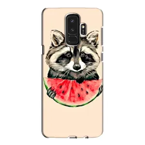 Силиконовый Чехол с Енотами на Samsung Galaxy S9 Plus G965 (Енот)