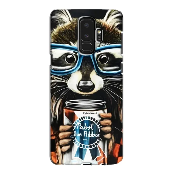 Чехол с рисунком «Енот в очках» для Samsung Galaxy S9 Plus (G965) Чехол с рисунком «Енот в очках» для Samsung Galaxy S9 Plus (G965)