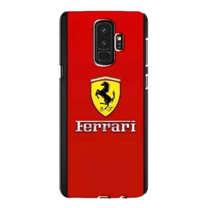 Силіконовий бампер з картинкою машини на Samsung Galaxy S9 Plus G965 (Ferrari Logo)