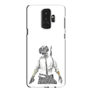 Силиконовый чехол с картинкой "Герой Pubg" на Samsung Galaxy S9 Plus G965 (Из букв)