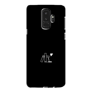 Чехол с картинками на черном фоне для Samsung Galaxy S9 Plus G965