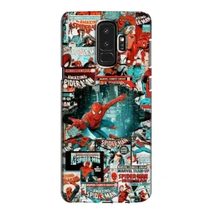 Чехол Супергерой Человека Паука на Samsung Galaxy S9 Plus G965 (Комиксы Человек Паук)