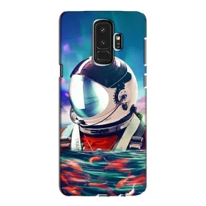 Силиконовый Чехол с принтом "Космонавты" на Samsung Galaxy S9 Plus G965