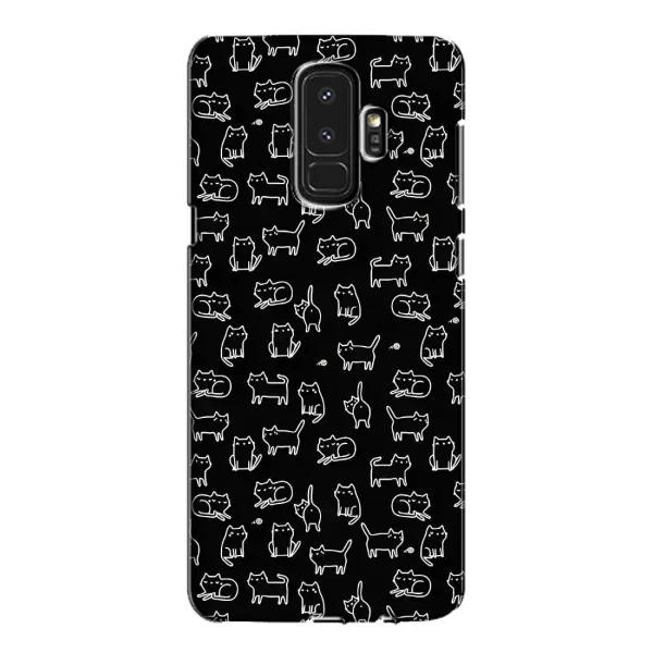 Чехол с рисунком «Котики на черном» для Samsung Galaxy S9 Plus (G965) Чехол с рисунком «Котики на черном» для Samsung Galaxy S9 Plus (G965)