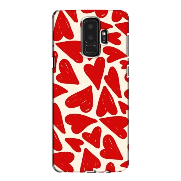 Чехол с рисунком «Красные сердечка» для Samsung Galaxy S9 Plus (G965) Чехол с рисунком «Красные сердечка» для Samsung Galaxy S9 Plus (G965)