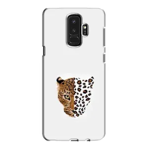 Чохол з леопардовим принтом на Samsung Galaxy S9 Plus G965 (Леопард на білому)