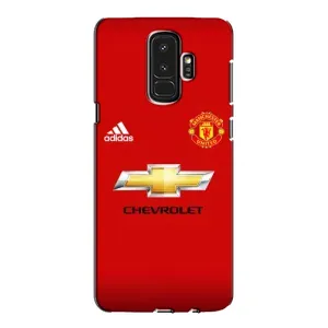 Силиконовые Чехлы принт Футбол на Samsung Galaxy S9 Plus G965 (Man United)