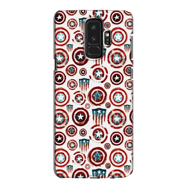 Чехол с рисунком «Марвел щиты» для Samsung Galaxy S9 Plus (G965) Чехол с рисунком «Марвел щиты» для Samsung Galaxy S9 Plus (G965)