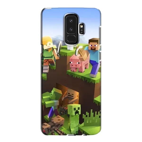 Чехол с рисунком «Майн-крафт» для Samsung Galaxy S9 Plus (G965) Чехол с рисунком «Майн-крафт» для Samsung Galaxy S9 Plus (G965)