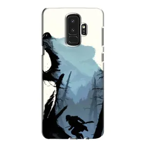 Силіконовий бампер з картинкою звірів для Samsung Galaxy S9 Plus G965 (Ведмідь та ліс)