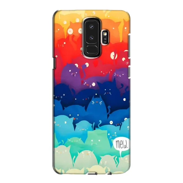 Чехол с рисунком «Mew» для Samsung Galaxy S9 Plus (G965)