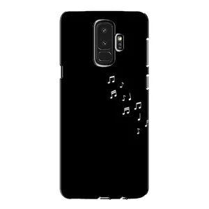Чохол з картинками на чорному фоні для Samsung Galaxy S9 Plus G965 (Ноти)