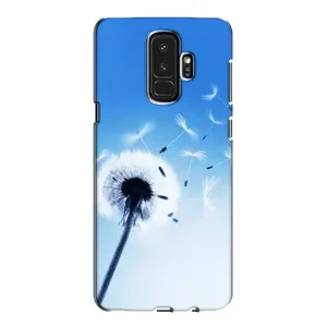 Силіконовий Чохол з кульбабками на Samsung Galaxy S9 Plus G965 (Кульбабка на блакитному)