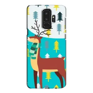 Силіконовий бампер з картинкою звірів для Samsung Galaxy S9 Plus G965 (Олень із шарфом)
