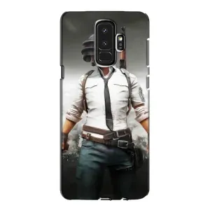 Силиконовый чехол с картинкой "Герой Pubg" на Samsung Galaxy S9 Plus G965 (Пабг)