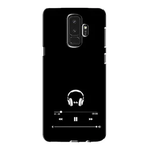 Чохол з картинками на чорному фоні для Samsung Galaxy S9 Plus G965 (Плеєр)