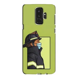 Силіконовий бампер (Працівники) на Samsung Galaxy S9 Plus G965 (Пожежник)
