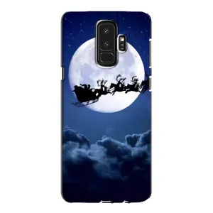 Чехол Санта Клаус для Samsung Galaxy S9 Plus G965 (Санта - луна)