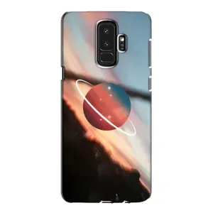Чехол (ТПУ) с планетами на Samsung Galaxy S9 Plus G965 (Сатурн)