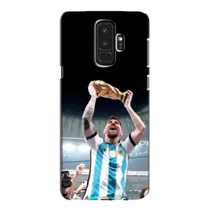 Чехлы Лео Месси Аргентина для Samsung Galaxy S9 Plus G965 (Счастливый Месси)