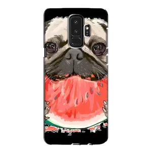 Чехол (ТПУ) Милые собачки для Samsung Galaxy S9 Plus G965 (Смешной Мопс)