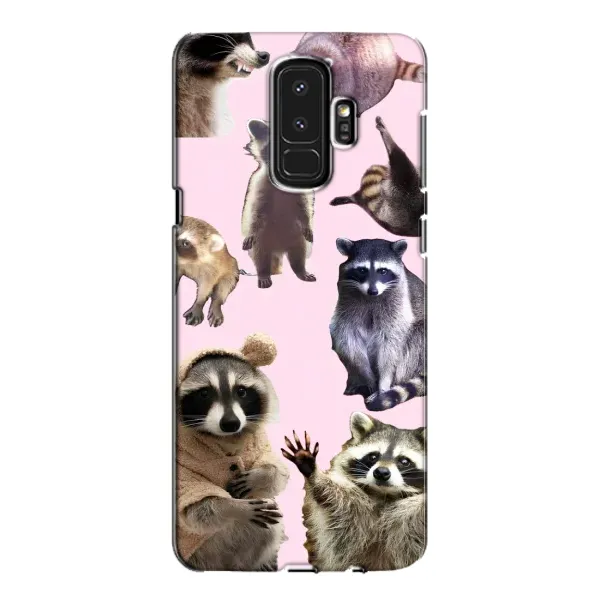 Чехол с рисунком «Смешные Еноты» для Samsung Galaxy S9 Plus (G965) Чехол с рисунком «Смешные Еноты» для Samsung Galaxy S9 Plus (G965)