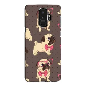 Чехол (ТПУ) Милые собачки для Samsung Galaxy S9 Plus G965 (Собачки Мопсики)