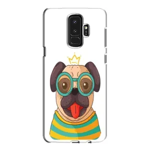 Бампер для Samsung Galaxy S9 Plus G965 с картинкой "Песики" (Собака Король)