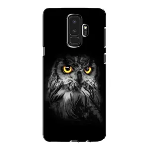 Чехлы с принтом СОВЫ для Samsung Galaxy S9 Plus G965 (Сова на чёрном)