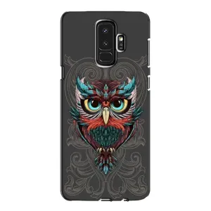 Чехлы с принтом СОВЫ для Samsung Galaxy S9 Plus G965 (Сова на сером)
