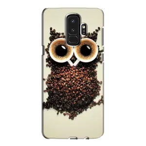 Чехлы с принтом СОВЫ для Samsung Galaxy S9 Plus G965 (Сова с зерен кофе)