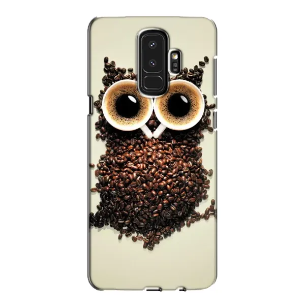 Чехол с рисунком «Сова с зерен кофе» для Samsung Galaxy S9 Plus (G965) Чехол с рисунком «Сова с зерен кофе» для Samsung Galaxy S9 Plus (G965)