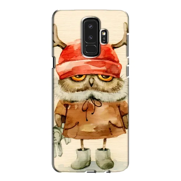 Чехол с рисунком «Сова в шапке» для Samsung Galaxy S9 Plus (G965) Чехол с рисунком «Сова в шапке» для Samsung Galaxy S9 Plus (G965)