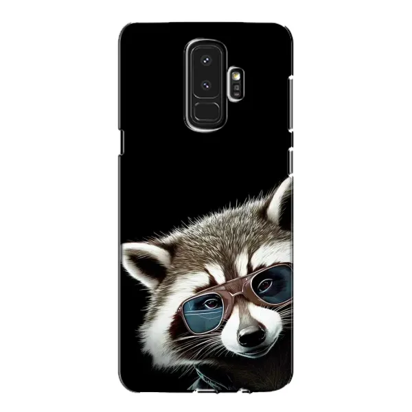 Чехол с рисунком «Стильный Енот» для Samsung Galaxy S9 Plus (G965) Чехол с рисунком «Стильный Енот» для Samsung Galaxy S9 Plus (G965)