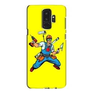 Силіконовий бампер (Працівники) на Samsung Galaxy S9 Plus G965 (Будівельник)