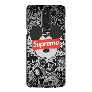 Чохол з Брендами одягу на Самсунг С9 Плюс (Supreme Маус)